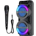 BUĞZ RGB Işıklı Taşınabilir Bluetooth Hoparlör Güçlü Stereo Ses