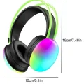BUĞZ RGB Işıklı Yüksek Ses Kaliteli Kablosuz Kulak Üstü Bluetooth Kulaklık - BUĞZ
