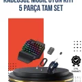  RGB Klavye + Mouse + Dönüştürücü Seti – Mobil Oyunlarda Üstün Kontrol