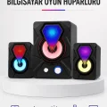 BUĞZ RGB LED Aydınlatmalı Bilgisayar Oyun Hoparlör Sistemi