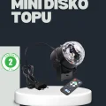 BUĞZ RGB LED Disko Küresi 7 Modlu Uzaktan Kumandalı