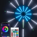 BUĞZ RGB LED Duvar Dekoru Sökülebilir Kollu Havai Fişek Işık Sistemi