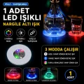 BUĞZ Rgb Led Nargile Altı Işık 1 Adet 6 Cm Çapındadır Bx40