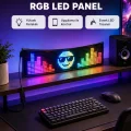 BUĞZ RGB LED Panel – Çok Renkli, Kumandalı, USB Bağlantılı Yazı ve GIF Gösterimli Akıllı Lamba