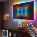 BUĞZ RGB LED Strip 5 Metre Kumandalı 5050 Şerit Led Dekorasyon Işığı