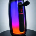 BUĞZ RGB LED Taşınabilir Bluetooth Speaker Güçlü Bas Ses Type-C Şarj Girişli - BUĞZ