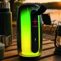 BUĞZ RGB LED Taşınabilir Bluetooth Speaker Güçlü Bas Ses Type-C Şarj Girişli - BUĞZ