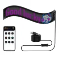 BUĞZ RGB LED Yazı Paneli Telefon Kontrollü Kayan Yazı Animasyonlu Ekran