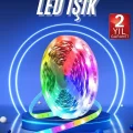 BUĞZ RGB Neon Şerit Led Lamba 10 Metre İç Mekan Tasarımına Uygun - Lisinya