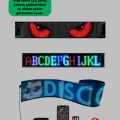 BUĞZ RGB Renkli LED Ekran Tabela USB Bağlantılı ve Kayan Yazı Destekli - Lisinya