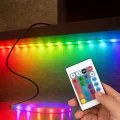 BUĞZ RGB Şerit 30 LED Kumandalı USB Bağlantılı