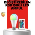  RGB Uzaktan Kumandalı LED Ampul 16 Renkli A Kalite Orijinal