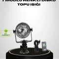 BUĞZ Ritme Duyarlı LED Disko Topu – Renkli Işık Gösterili Parti Lambası