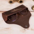  Roan Deri Gözlük Kılıfı G2 Kahve