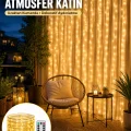 BUĞZ Romantik Ambiyans İçin Uzaktan Kumandalı Günışığı Peri Led Yeni Nesil