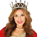 BUĞZ Rönesans Kostümlü Kraliyet Ortaçağ Gümüş Kraliçe Prenses Tacı