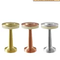 BUĞZ Rose Gold Dokunmatik Şarjlı Masa Lambası Dim Edilebilir Dekoratif Kablosuz Abajur