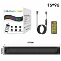 BUĞZ Rp1259 Led Matrix Panel 16x96cm Telefon Kontrollü Kayar Led Animasyon Aydınlatma