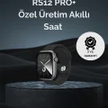 BUĞZ RS12 PRO+ 2025 Serisi Uzun Şarj Süreli Garantili Full Ekranlı Özel Üretim Akıllı Saat – 2GB Hafıza, AMOLED, GPS, Sesli Arama