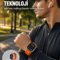 BUĞZ S8 Ultra Akıllı Saat ve Bluetooth Kablosuz Kulaklık 2’li Set Yeni Nesil