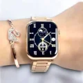 BUĞZ Saat - Kasa Renk: Bronz, Renk: Beyaz, Kadran Renk: Rose Gold, Özellik: Hava, Kasa Materyali: Çelik
