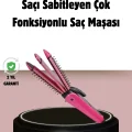  Saç Şekillendirici Maşa ve Düzleştirici 2’si 1 Arada