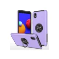 BUĞZ Samsung Galaxy A01 Core Kılıf Elit Yüzüklü Kapak - Mor