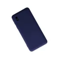 BUĞZ Samsung Galaxy A01 Core Kılıf Nano İçi Kadife Silikon - Lacivert