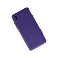 BUĞZ Samsung Galaxy A01 Core Kılıf Nano İçi Kadife Silikon - Mor