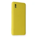 BUĞZ Samsung Galaxy A01 Core Kılıf Nano İçi Kadife Silikon - Sarı