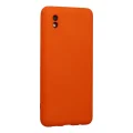 BUĞZ Samsung Galaxy A01 Core Kılıf Nano İçi Kadife Silikon - Turuncu