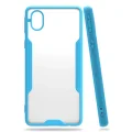 BUĞZ Samsung Galaxy A01 Core Kılıf Platin Silikon - Mavi
