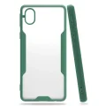 BUĞZ Samsung Galaxy A01 Core Kılıf Platin Silikon - Yeşil
