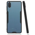 BUĞZ Samsung Galaxy A02 Kılıf Platin Silikon - Siyah