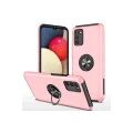 BUĞZ Samsung Galaxy A02s Kılıf Elit Yüzüklü Kapak - Pembe