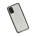 BUĞZ Samsung Galaxy A02s Kılıf Miami Şeffaf Silikon - Siyah