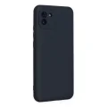 BUĞZ Samsung Galaxy A03 Kılıf Nano İçi Kadife Silikon - Lacivert