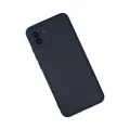 BUĞZ Samsung Galaxy A03 Kılıf Nano İçi Kadife Silikon - Lacivert