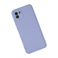 BUĞZ Samsung Galaxy A03 Kılıf Nano İçi Kadife Silikon - Lila