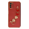 BUĞZ Samsung Galaxy A03s Kılıf Esila Silikon - Kırmızı