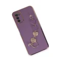 BUĞZ Samsung Galaxy A03s Kılıf Esila Silikon - Mor