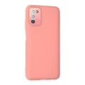 BUĞZ Samsung Galaxy A03s Kılıf Lansman Glass Kapak - Pembe