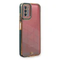 BUĞZ Samsung Galaxy A03s Kılıf Liva Lens Silikon - Yeşil