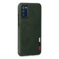 BUĞZ Samsung Galaxy A03s Kılıf Loop Deri Silikon - Yeşil