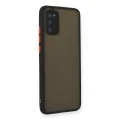 BUĞZ Samsung Galaxy A03s Kılıf Montreal Silikon Kapak - Siyah