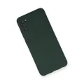 BUĞZ Samsung Galaxy A03s Kılıf Nano İçi Kadife Silikon - Koyu Yeşil