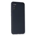 BUĞZ Samsung Galaxy A03s Kılıf Nano İçi Kadife Silikon - Lacivert