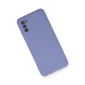 BUĞZ Samsung Galaxy A03s Kılıf Nano İçi Kadife Silikon - Lila