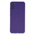 BUĞZ Samsung Galaxy A03s Kılıf Nano İçi Kadife Silikon - Mor