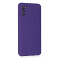 BUĞZ Samsung Galaxy A03s Kılıf Nano İçi Kadife Silikon - Mor